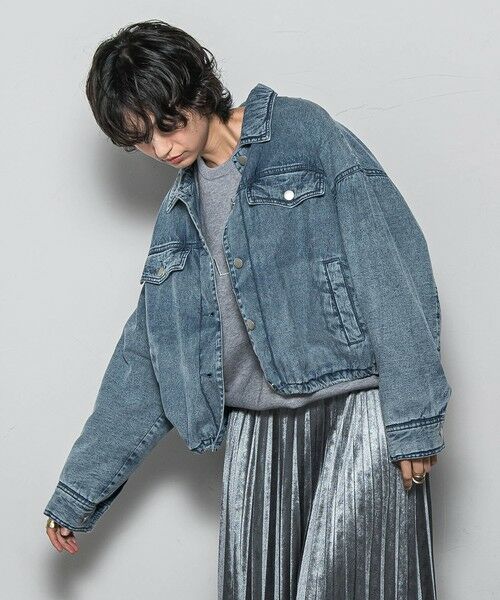 MAYSON GREY / メイソングレイ テーラードジャケット | 中綿デニムジャケット≪洗濯機で洗える≫ | 詳細12