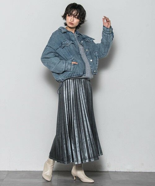 MAYSON GREY / メイソングレイ テーラードジャケット | 中綿デニムジャケット≪洗濯機で洗える≫ | 詳細14