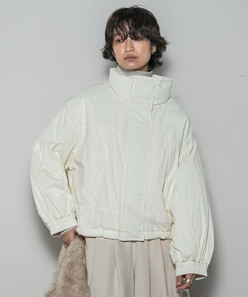 MAYSON GREY / メイソングレイ テーラードジャケット | 【WEB限定】中綿ボリュームショートブルゾン≪手洗い可能≫ | 詳細1