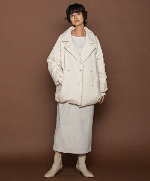 MAYSON GREY / メイソングレイ テーラードジャケット | エアリーピュアダウンコクーンジャケット | 詳細5