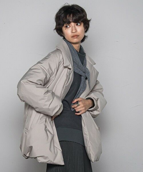 MAYSON GREY / メイソングレイ テーラードジャケット | エアリーピュアダウンコクーンジャケット | 詳細19