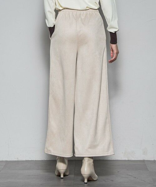 MAYSON GREY / メイソングレイ その他パンツ | 【WEB限定】スウェード調ポンチイージーワイドパンツ≪手洗い可能≫ | 詳細3