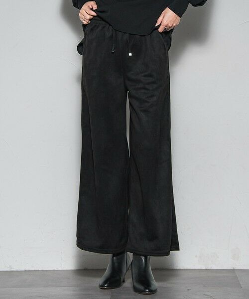 MAYSON GREY / メイソングレイ その他パンツ | 【WEB限定】スウェード調ポンチイージーワイドパンツ≪手洗い可能≫ | 詳細8