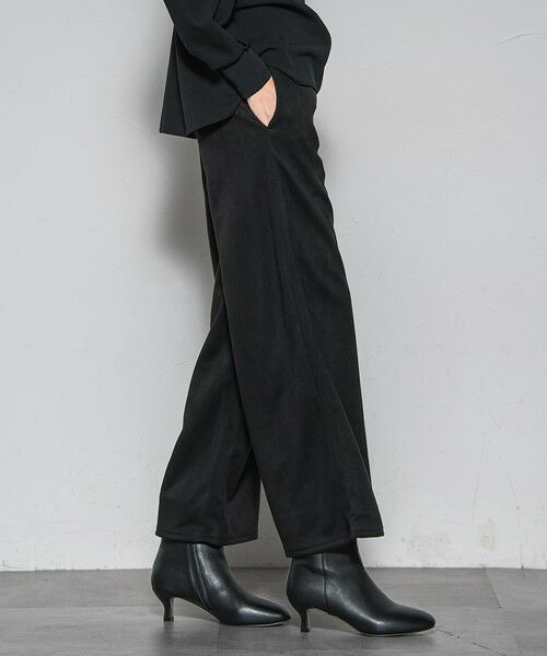 MAYSON GREY / メイソングレイ その他パンツ | 【WEB限定】スウェード調ポンチイージーワイドパンツ≪手洗い可能≫ | 詳細9