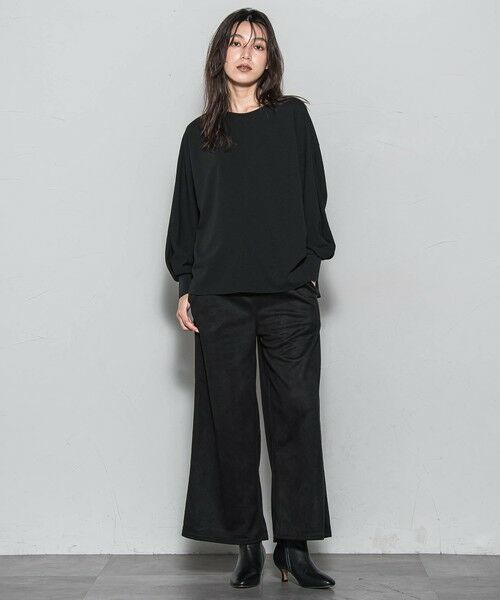 MAYSON GREY / メイソングレイ その他パンツ | 【WEB限定】スウェード調ポンチイージーワイドパンツ≪手洗い可能≫ | 詳細11