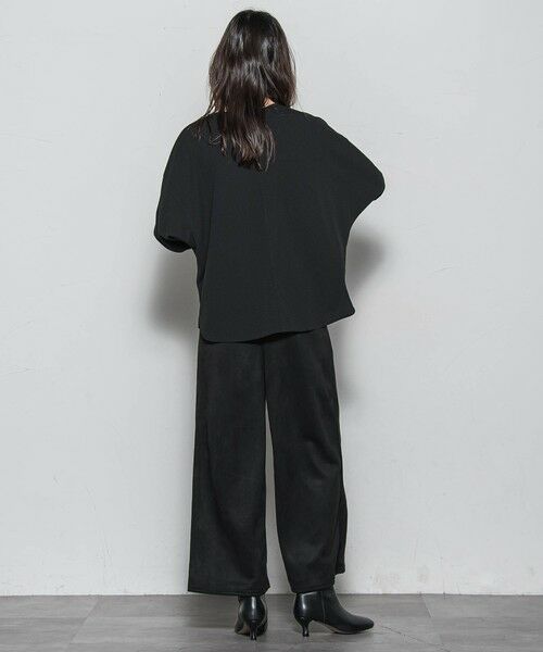 MAYSON GREY / メイソングレイ その他パンツ | 【WEB限定】スウェード調ポンチイージーワイドパンツ≪手洗い可能≫ | 詳細12