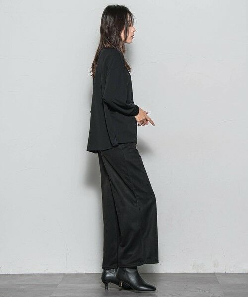 MAYSON GREY / メイソングレイ その他パンツ | 【WEB限定】スウェード調ポンチイージーワイドパンツ≪手洗い可能≫ | 詳細14