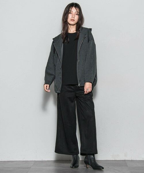 MAYSON GREY / メイソングレイ その他パンツ | 【WEB限定】スウェード調ポンチイージーワイドパンツ≪手洗い可能≫ | 詳細15