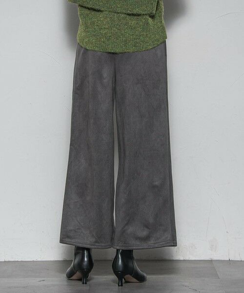 MAYSON GREY / メイソングレイ その他パンツ | 【WEB限定】スウェード調ポンチイージーワイドパンツ≪手洗い可能≫ | 詳細19