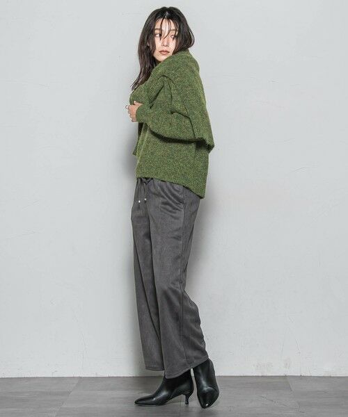 MAYSON GREY / メイソングレイ その他パンツ | 【WEB限定】スウェード調ポンチイージーワイドパンツ≪手洗い可能≫ | 詳細21