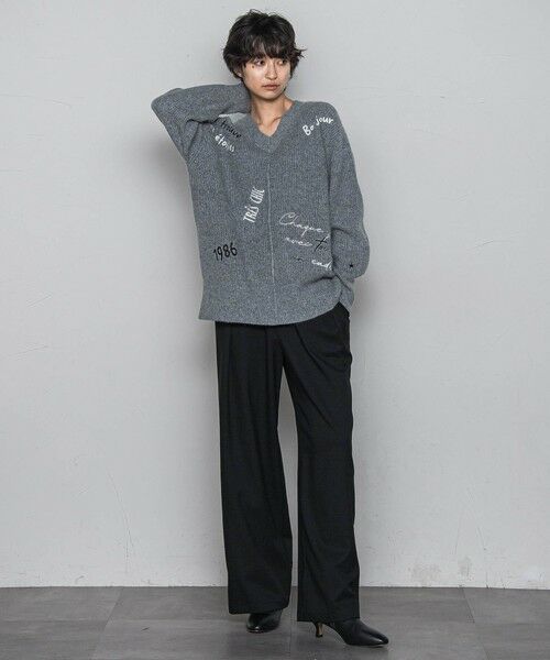 MAYSON GREY / メイソングレイ その他パンツ | 【一瞬で楽とキレイを叶える】裏起毛イージーワイドパンツ≪手洗い可能≫ | 詳細11