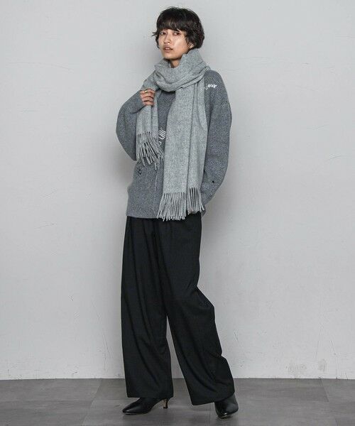 MAYSON GREY / メイソングレイ その他パンツ | 【一瞬で楽とキレイを叶える】裏起毛イージーワイドパンツ≪手洗い可能≫ | 詳細12