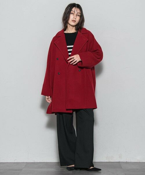 MAYSON GREY / メイソングレイ その他パンツ | 【一瞬で楽とキレイを叶える】裏起毛イージーワイドパンツ≪手洗い可能≫ | 詳細13