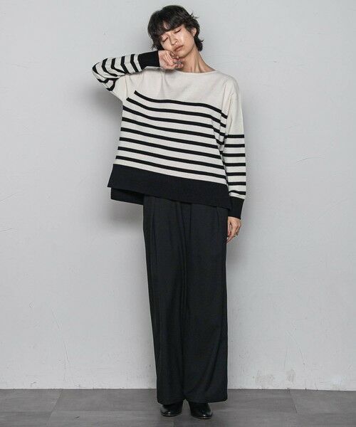 MAYSON GREY / メイソングレイ その他パンツ | 【一瞬で楽とキレイを叶える】裏起毛イージーワイドパンツ≪手洗い可能≫ | 詳細7