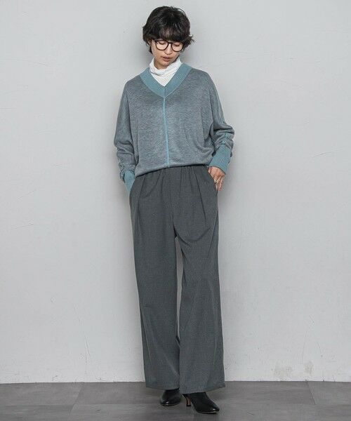 MAYSON GREY / メイソングレイ その他パンツ | 【一瞬で楽とキレイを叶える】裏起毛イージーワイドパンツ≪手洗い可能≫ | 詳細22