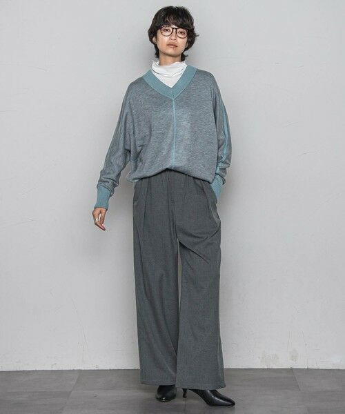 MAYSON GREY / メイソングレイ その他パンツ | 【一瞬で楽とキレイを叶える】裏起毛イージーワイドパンツ≪手洗い可能≫ | 詳細24