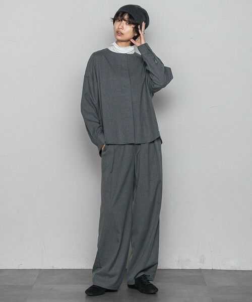 MAYSON GREY / メイソングレイ その他パンツ | 【一瞬で楽とキレイを叶える】裏起毛イージーワイドパンツ≪手洗い可能≫ | 詳細25