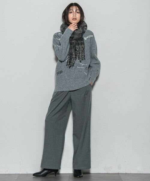 MAYSON GREY / メイソングレイ その他パンツ | 【一瞬で楽とキレイを叶える】裏起毛イージーワイドパンツ≪手洗い可能≫ | 詳細27