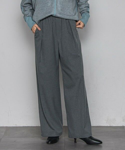 MAYSON GREY / メイソングレイ その他パンツ | 【一瞬で楽とキレイを叶える】裏起毛イージーワイドパンツ≪手洗い可能≫ | 詳細19