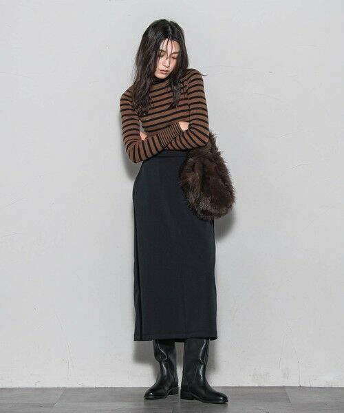 MAYSON GREY / メイソングレイ ミニ・ひざ丈スカート | NEW叶えるIラインスカート≪手洗い可能≫ | 詳細1