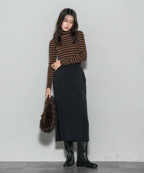 MAYSON GREY / メイソングレイ ミニ・ひざ丈スカート | NEW叶えるIラインスカート≪手洗い可能≫ | 詳細5