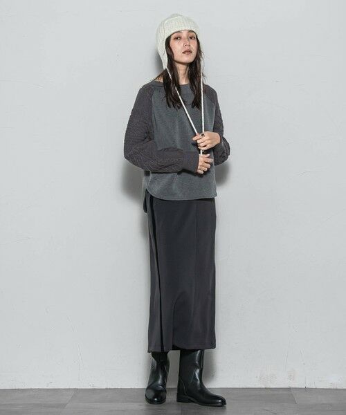 MAYSON GREY / メイソングレイ ミニ・ひざ丈スカート | NEW叶えるIラインスカート≪手洗い可能≫ | 詳細17