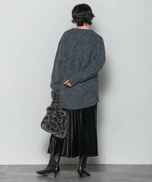 MAYSON GREY / メイソングレイ ミニ・ひざ丈スカート | 【WEB限定】ストレッチベロアプリーツスカート≪手洗い可能≫ | 詳細5