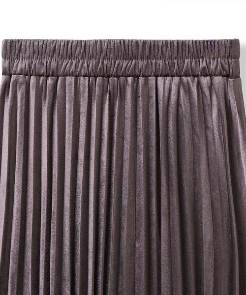 MAYSON GREY / メイソングレイ ミニ・ひざ丈スカート | 【WEB限定】ストレッチベロアプリーツスカート≪手洗い可能≫ | 詳細19