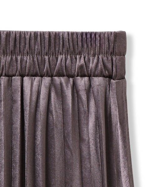 MAYSON GREY / メイソングレイ ミニ・ひざ丈スカート | 【WEB限定】ストレッチベロアプリーツスカート≪手洗い可能≫ | 詳細20