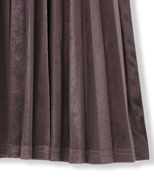 MAYSON GREY / メイソングレイ ミニ・ひざ丈スカート | 【WEB限定】ストレッチベロアプリーツスカート≪手洗い可能≫ | 詳細21