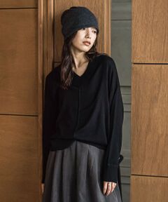 MAYSON GREY / メイソングレイ ニット・セーター | Vネックコクーンニットプルオーバー≪手洗い可能≫
