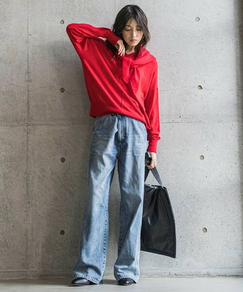 MAYSON GREY / メイソングレイ ニット・セーター | Vネックコクーンニットプルオーバー≪手洗い可能≫ | 詳細4