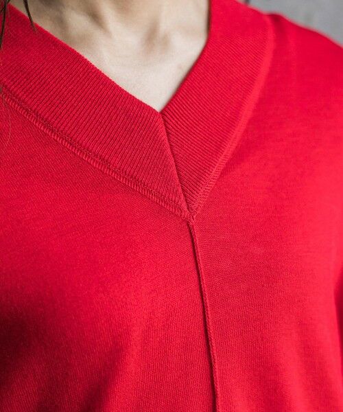 MAYSON GREY / メイソングレイ ニット・セーター | 【新色追加】Vネックコクーンニットプルオーバー≪手洗い可能≫ | 詳細7