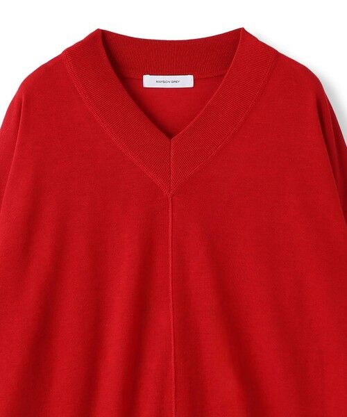 MAYSON GREY / メイソングレイ ニット・セーター | Vネックコクーンニットプルオーバー≪手洗い可能≫ | 詳細12