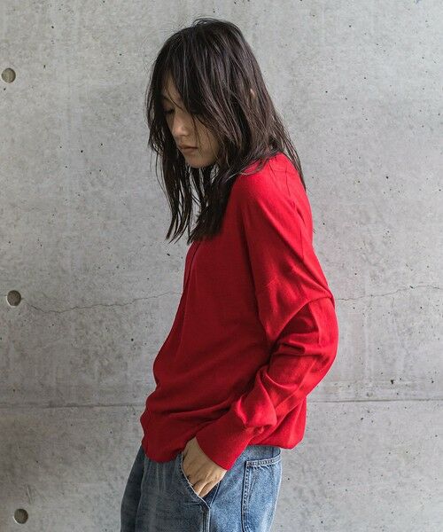 MAYSON GREY / メイソングレイ ニット・セーター | Vネックコクーンニットプルオーバー≪手洗い可能≫ | 詳細2