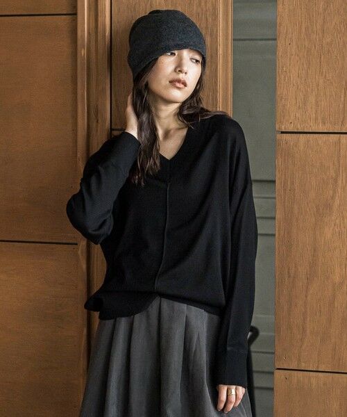 MAYSON GREY / メイソングレイ ニット・セーター | Vネックコクーンニットプルオーバー≪手洗い可能≫ | 詳細17