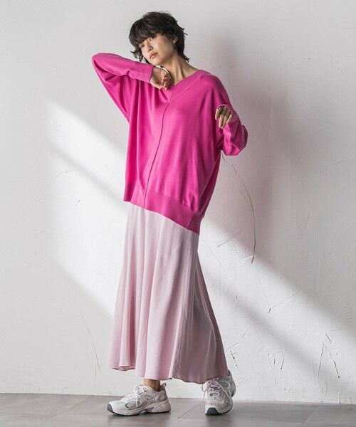 MAYSON GREY / メイソングレイ ニット・セーター | 【新色追加】Vネックコクーンニットプルオーバー≪手洗い可能≫ | 詳細30