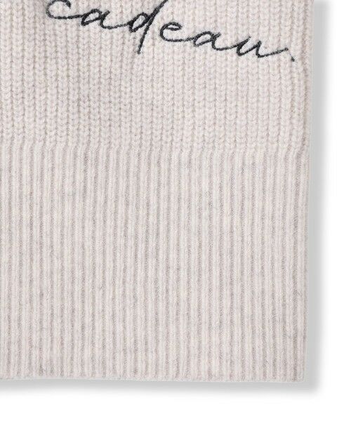 MAYSON GREY / メイソングレイ ニット・セーター | メッセージ刺繍Vネックニットプルオーバー≪手洗い可能≫ | 詳細13