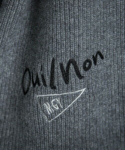 MAYSON GREY / メイソングレイ ニット・セーター | メッセージ刺繍Vネックニットプルオーバー≪手洗い可能≫ | 詳細27