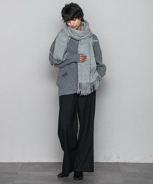 MAYSON GREY / メイソングレイ ニット・セーター | メッセージ刺繍Vネックニットプルオーバー≪手洗い可能≫ | 詳細29