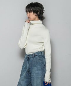 MAYSON GREY / メイソングレイ ニット・セーター | リブタートルニットプルオーバー≪手洗い可能≫