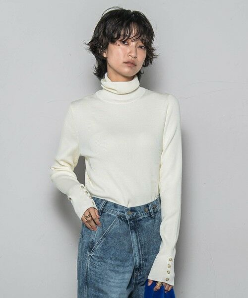 MAYSON GREY / メイソングレイ ニット・セーター | リブタートルニットプルオーバー≪手洗い可能≫ | 詳細3