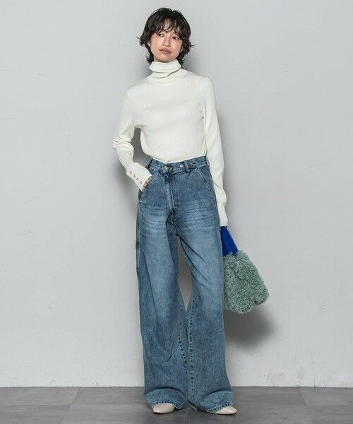 MAYSON GREY / メイソングレイ ニット・セーター | リブタートルニットプルオーバー≪手洗い可能≫ | 詳細4