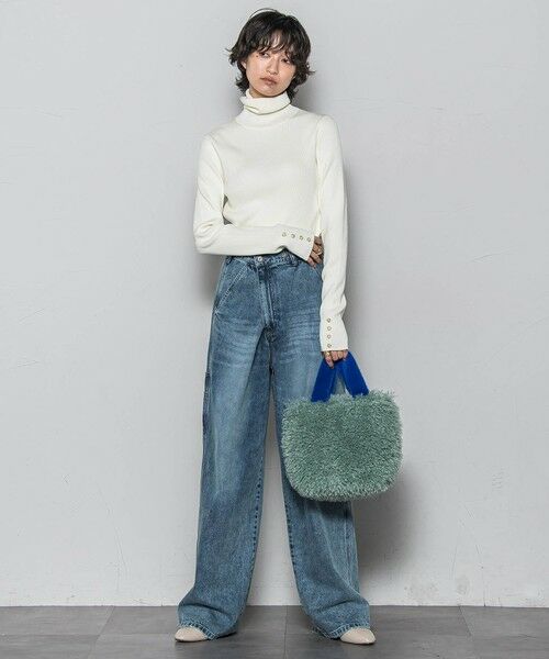 MAYSON GREY / メイソングレイ ニット・セーター | リブタートルニットプルオーバー≪手洗い可能≫ | 詳細6