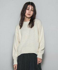 MAYSON GREY / メイソングレイ ニット・セーター | フラッフィークルーネックニット≪手洗い可能≫