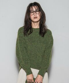 MAYSON GREY / メイソングレイ ニット・セーター | フラッフィークルーネックニット≪手洗い可能≫