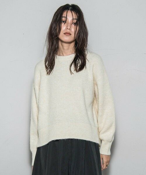 MAYSON GREY / メイソングレイ ニット・セーター | フラッフィークルーネックニット≪手洗い可能≫ | 詳細1