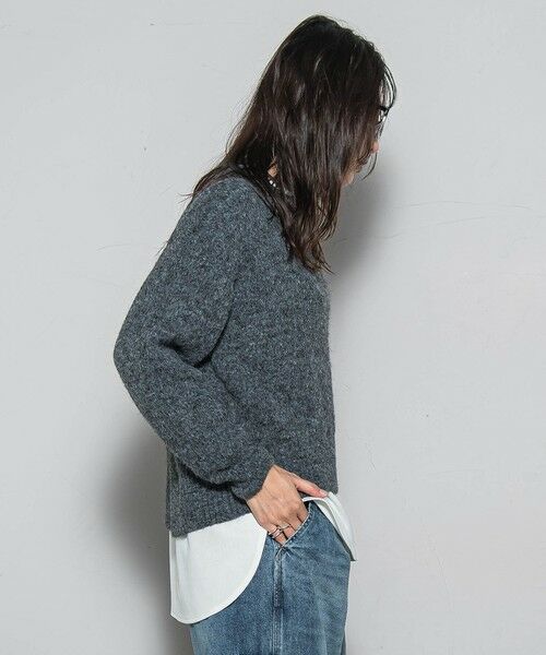 MAYSON GREY / メイソングレイ ニット・セーター | フラッフィークルーネックニット≪手洗い可能≫ | 詳細23