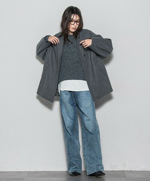 MAYSON GREY / メイソングレイ ニット・セーター | フラッフィークルーネックニット≪手洗い可能≫ | 詳細26