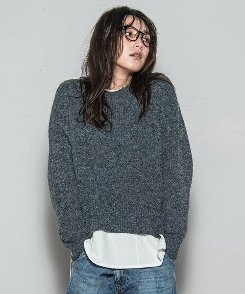 MAYSON GREY / メイソングレイ ニット・セーター | フラッフィークルーネックニット≪手洗い可能≫ | 詳細22